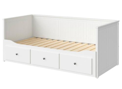 Hemnes bed goede staat., Huis en Inrichting, Slaapkamer | Bedden, Zo goed als nieuw, Eenpersoons, 80 cm, 200 cm, Hout, Wit, Verstelbaar