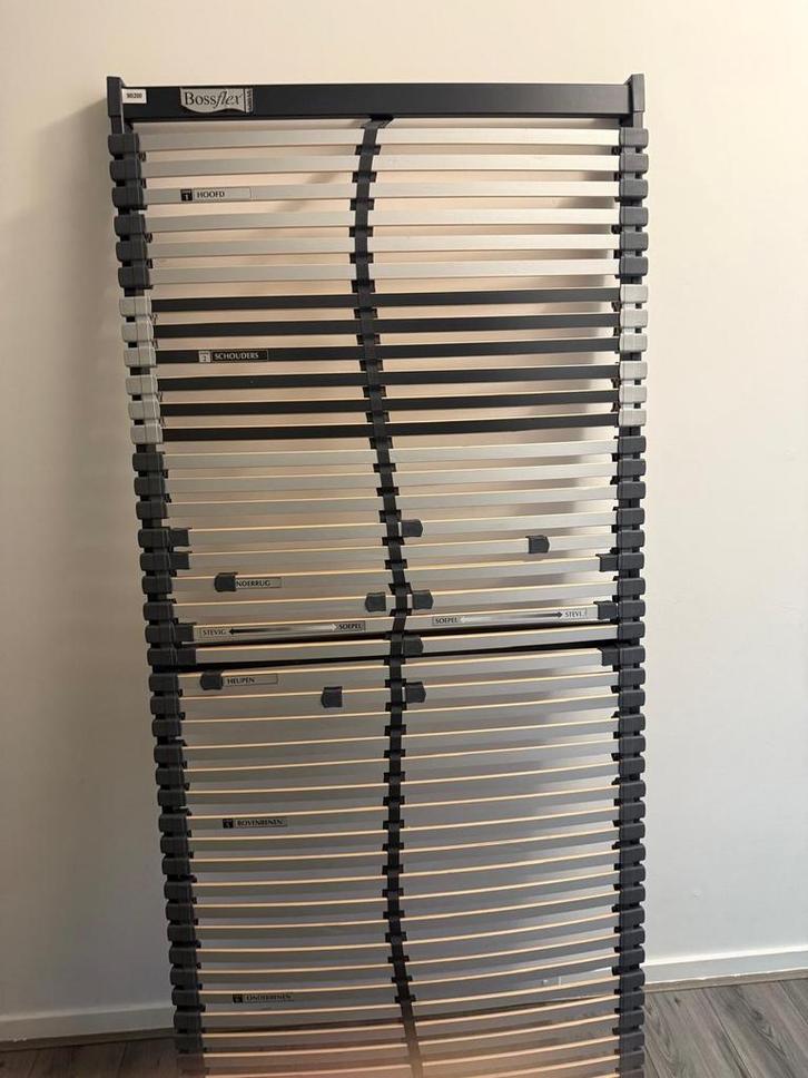 Lattenbodem Bossflex 90x200 - Perfecte ondersteuning!, Huis en Inrichting, Slaapkamer | Matrassen en Bedbodems, Gebruikt, Bedbodem