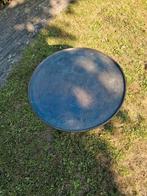 Bronskleurige salontafel., Huis en Inrichting, Tafels | Salontafels, Ophalen, 50 tot 100 cm, Rond, 50 tot 100 cm