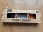 Senza 3 terracotta tapasschaaltjes 11 cm doorsnede, Huis en Inrichting, Keuken | Servies, Nieuw, Ophalen of Verzenden, Schaal of Schalen