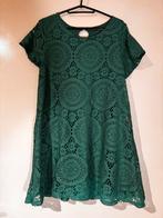 Groene kanten jurk - Maat S, Kleding | Dames, Ophalen, Zo goed als nieuw, Maat 36 (S), Boven de knie