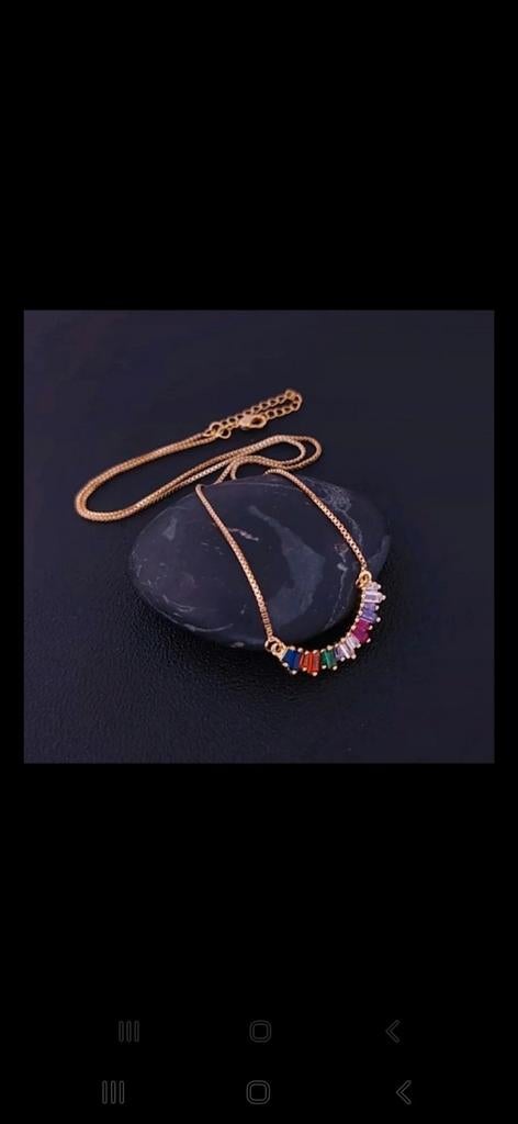Ketting, Sieraden, Tassen en Uiterlijk, Kettingen, Ophalen of Verzenden, Nieuw, Overige materialen