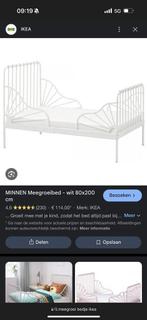 Meegroeibedje ikea met matras, Ophalen of Verzenden, Zo goed als nieuw, 70 tot 85 cm, Matras