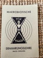 Makrobiotische Ernährungslehre nach Ohsawa, Nach ohsawa, Ophalen of Verzenden, Zo goed als nieuw, Instructieboek