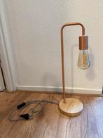 Koperen tafellamp, Ophalen, Zo goed als nieuw, Minder dan 50 cm
