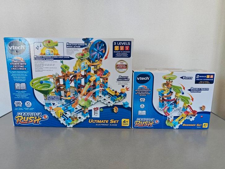 VTech Marble Rush Ultimate + Beginner Set / Knikkerbaan, Kinderen en Baby's, Speelgoed | Vtech, Nieuw, 4 tot 6 jaar, Ophalen