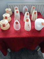 Diverse oude glazen lampenkappen, Gebruikt, Ophalen of Verzenden