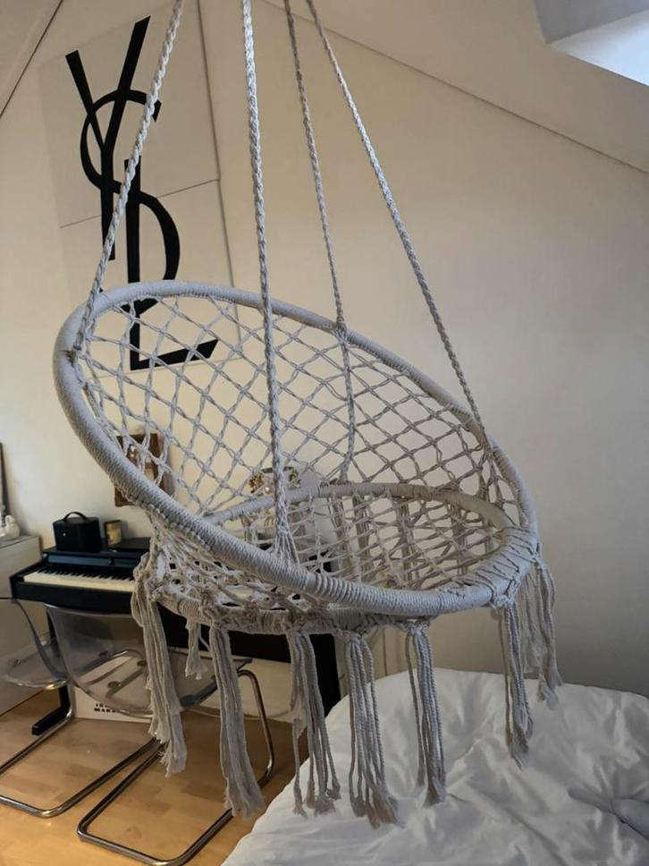 Hangstoel, Tuin en Terras, Hangmatten, Zo goed als nieuw, Eenpersoons, Opvouwbaar, Binnen, Buiten, Ophalen of Verzenden