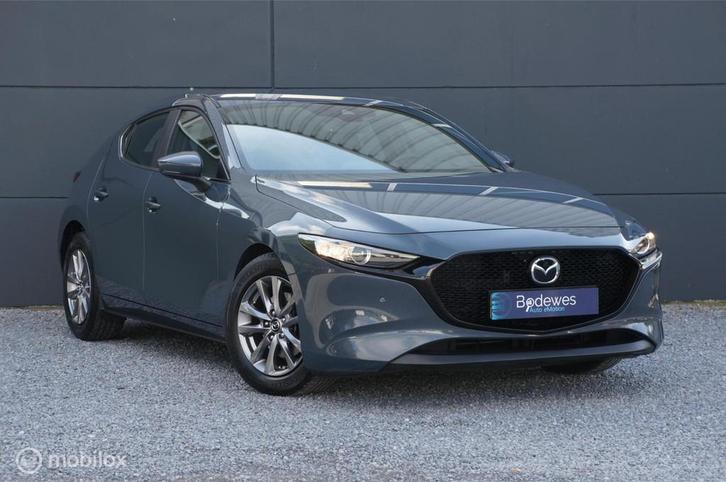 Mazda 3 2.0 e-SkyActiv-G M Hybrid 122 Luxury Bose Leder Navi, Auto's, Mazda, Bedrijf, Te koop, ABS, Achteruitrijcamera, Adaptive Cruise Control