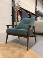 Nieuw Harvink Blazoen fauteuil Panama stof Design stoel Hout, Harvink, Nieuw, 75 tot 100 cm, Ophalen of Verzenden