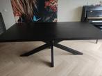 Eettafel Kala Spider zwart mangohout en staal (200cm*100cm), Huis en Inrichting, Tafels | Eettafels, Ophalen, Gebruikt, 200 cm of meer