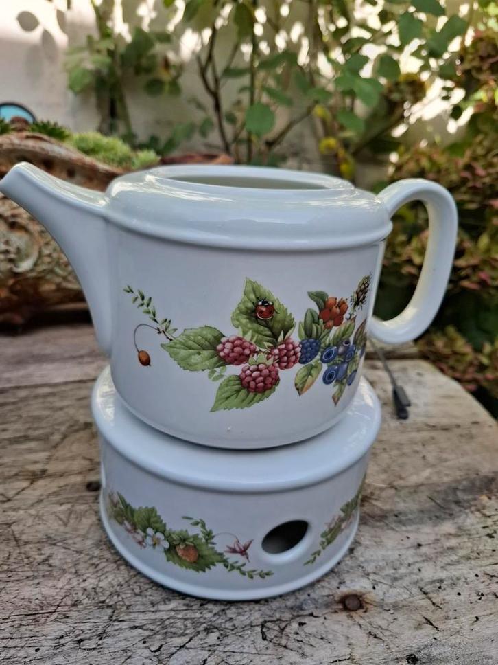 Marjolein Bastin Theelichthouder & Theepot, Huis en Inrichting, Keuken | Servies, Gebruikt, Overige stijlen, Overige materialen