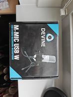 Devine M-Mic USB W - Nieuwstaat!, Muziek en Instrumenten, Microfoons, Ophalen of Verzenden, Zo goed als nieuw, Studiomicrofoon