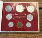 Vatican City 1975, 8 muntset, 500 Lire Paul VI, Holy Year, Ophalen of Verzenden, Italië, Zilver