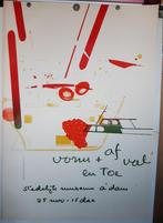 Poster stedelijk Museum Amsterdam Brattinga en Sandberg Vorm, Verzenden, Zo goed als nieuw, A1 t/m A3, Overige onderwerpen