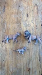 Schleich Leeuw, Leeuwin en Welp, Ophalen of Verzenden