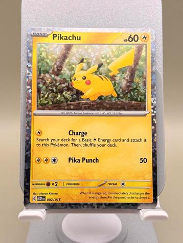 Pikachu 002/015 Holo beschikbaar voor biedingen