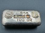 Zilverbaar 100 gram Drijfhout/Rabobank., Postzegels en Munten, Edelmetalen en Baren, Ophalen of Verzenden, Zilver