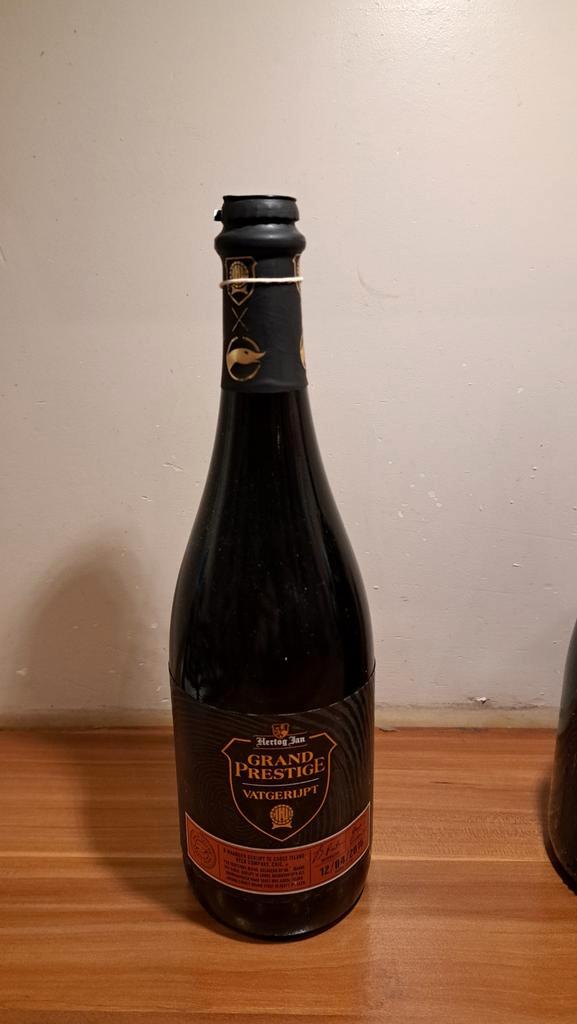 Hertog Jan Grand Prestige Vatgerijpt Goose Island 2017, Verzamelen, Biermerken, Zo goed als nieuw, Flesje(s), Hertog Jan, Ophalen of Verzenden