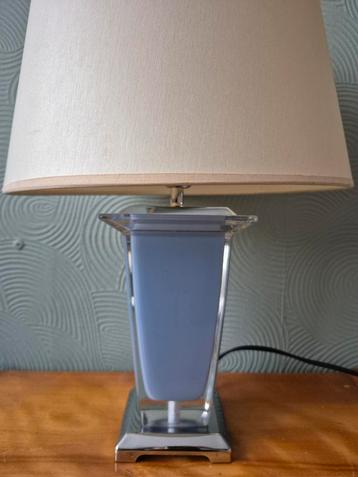 Prachtige vintage Nachtmann design glas tafellamp  beschikbaar voor biedingen