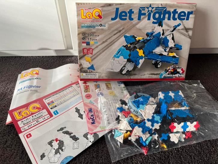 LaQ Jet Fighter Bouwset - Nieuwstaat!, Kinderen en Baby's, Speelgoed | Bouwstenen, Zo goed als nieuw, Overige merken, Ophalen of Verzenden