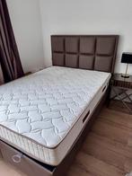 Luxe Eric Kuster/Richmond style bed, Huis en Inrichting, Overige materialen, Bruin, Tweepersoons, Zo goed als nieuw