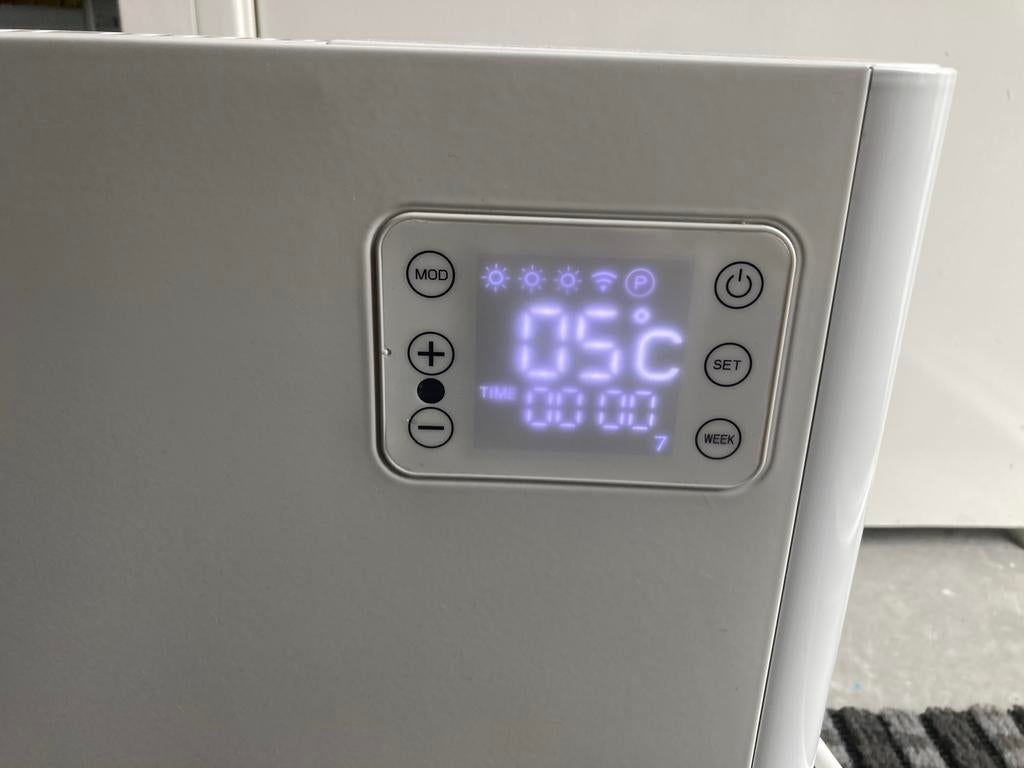 Elektrische eurom kachel Alutherm 2500 Wi-Fi, Huis en Inrichting, Kachels, Gebruikt, Overige soorten, Elektrisch, Ophalen of Verzenden