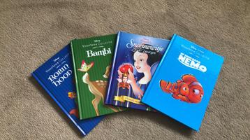 4 Disney voorleesboeken sneeuwwitje nemo bambi robin hood