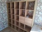 Ikea kallax 5x5 vakken eiken, Ophalen, Zo goed als nieuw, 25 tot 50 cm