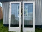 Te koop dubbele tuindeuren, Doe-het-zelf en Verbouw, Kozijnen en Schuifpuien, Ophalen, Deurkozijn, 225 cm of meer, Zo goed als nieuw