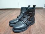 Bikerboot met gespen, Kleding | Dames, Shoecolate, Zwart, Lage of Enkellaarzen, Ophalen of Verzenden