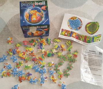 Puzzelbol Kerst/Christmas-ball Ravensburger -kerstbal 60 pcs beschikbaar voor biedingen