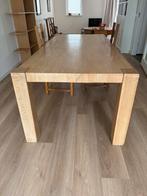 Houten eet tafel, Huis en Inrichting, Ophalen, Gebruikt, 200 cm of meer, 50 tot 100 cm