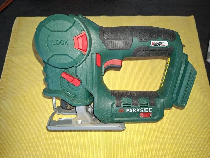 Te koop parkside combi decoupeer/steekzaag accu 20 volt., Doe-het-zelf en Verbouw, Gereedschap | Zaagmachines, Zo goed als nieuw