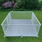 Grondbox + Kleed Playpen 79 wit Speelkleed Boxkleed Matras, Ophalen, Zo goed als nieuw, Boxkleed