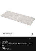 Ekbacken Werkblad betonpatroon, Ophalen, Nieuw, Minder dan 10 m², Laminaat