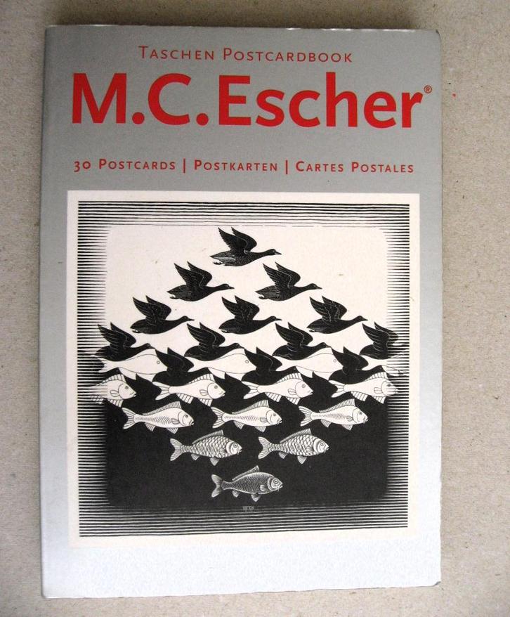 M.C. Escher 30 ansichten Taschen postcardbook, Antiek en Kunst, Antiek | Boeken en Bijbels, Ophalen of Verzenden