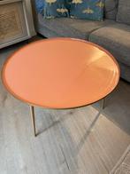 Richmond salon tafel roze/goud, 50 tot 100 cm, Rond, Nieuw, Modern