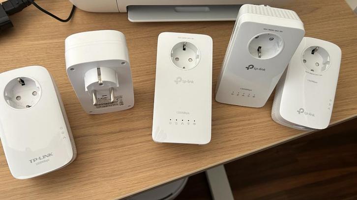 TP-link powerline adapter set, Computers en Software, Powerlines, Zo goed als nieuw, Ophalen of Verzenden