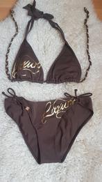 bikini, Kleding | Dames, Badmode en Zwemkleding, Bikini, Bruin, Zo goed als nieuw, Verzenden