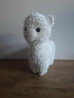 Knuffel Pluche - Alpaca - Wit, Kinderen en Baby's, Speelgoed | Knuffels en Pluche, Ophalen of Verzenden, Zo goed als nieuw, Overige typen