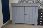 Grijs/blauwe lage kast met veel opbergruimte, Kinderen en Baby's, Kinderkamer | Commodes en Kasten, 50 tot 70 cm, Zo goed als nieuw