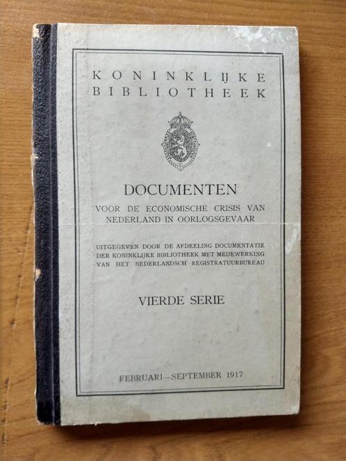 Documenten over de economische crisis in Nederland door WO I, Boeken, Geschiedenis | Vaderland, Gelezen, 20e eeuw of later, Ophalen of Verzenden
