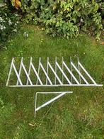 10 industriële plankdragers met schoor 40x25cm, Doe-het-zelf en Verbouw, IJzerwaren en Bevestigingsmiddelen, Ophalen, Zo goed als nieuw