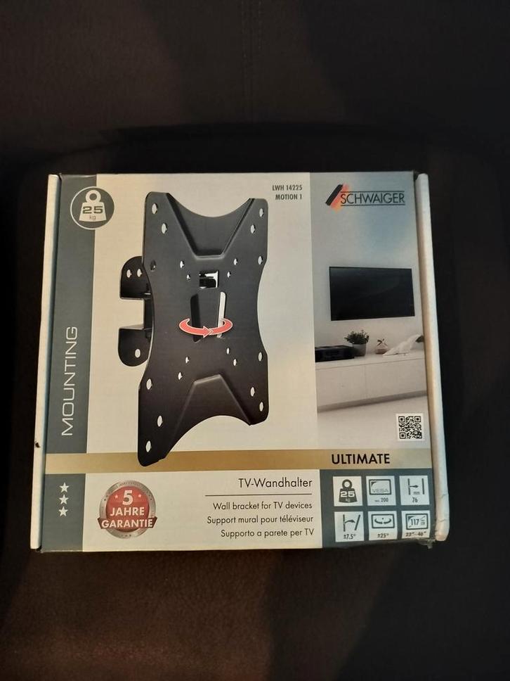 Schwaiger TV Wandhouder - Nieuw in doos, Audio, Tv en Foto, Televisiebeugels, Nieuw, Ophalen of Verzenden