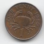 Guernsey 1 penny 1986  KM# 40, Postzegels en Munten, Munten | Europa | Niet-Euromunten, Losse munt, Overige landen, Verzenden