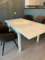 IKEA Bjursta Uitschuifbare Tafel Wit, Huis en Inrichting, Ophalen, Gebruikt, 100 tot 150 cm, 50 tot 100 cm