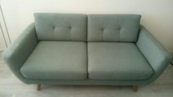 Mooie Sofacompany (Vera 2 seater) bank, blauwgroen beschikbaar voor biedingen