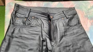 Leren broek E.M Z. maat 40 beschikbaar voor biedingen