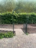 Tuinhek met Poort en Boog - IJzer, Tuin en Terras, Met poort, Verzenden, Zo goed als nieuw, Tuinhek